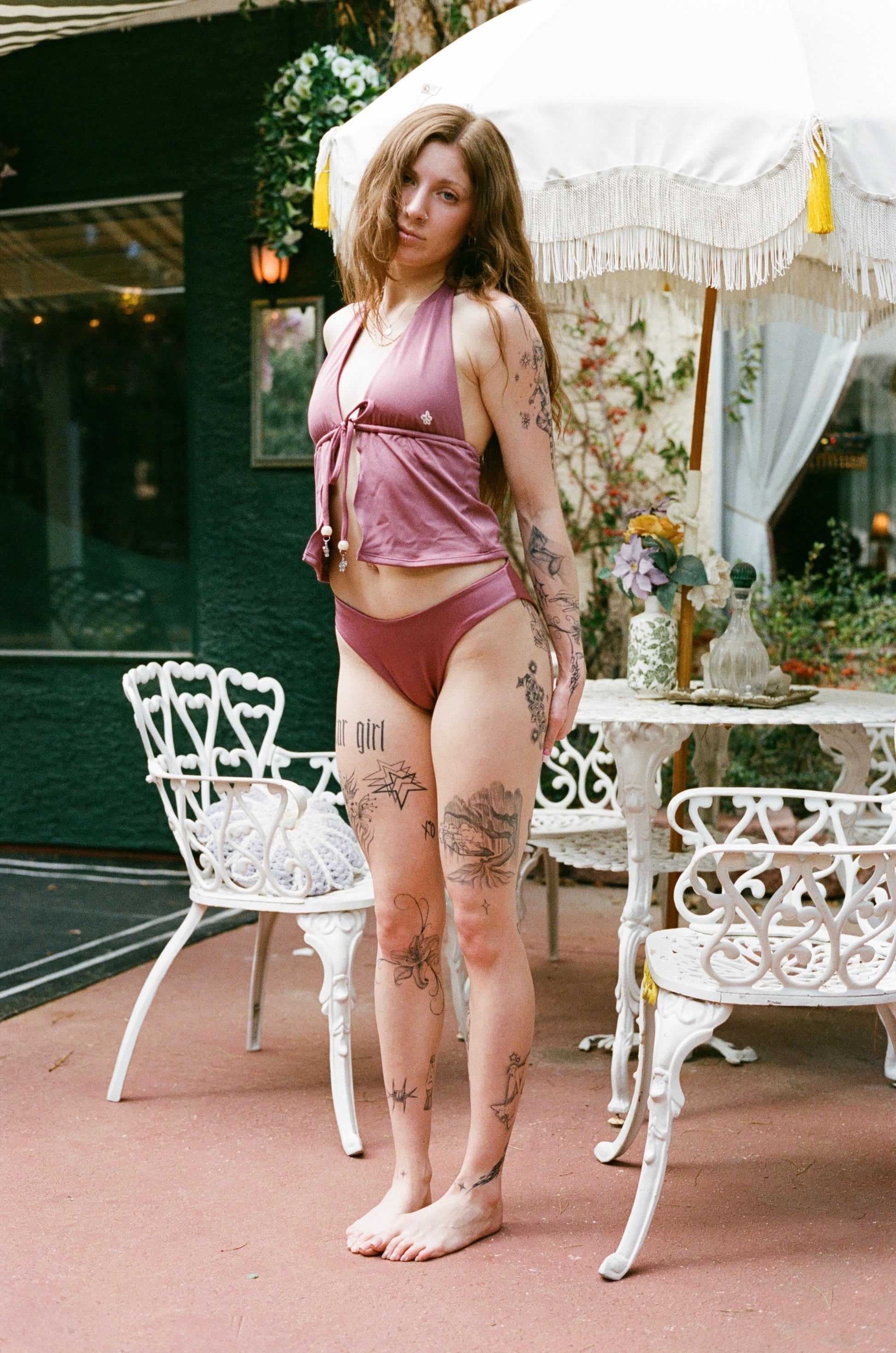 Lyss Tankini Top in Xochi Pink