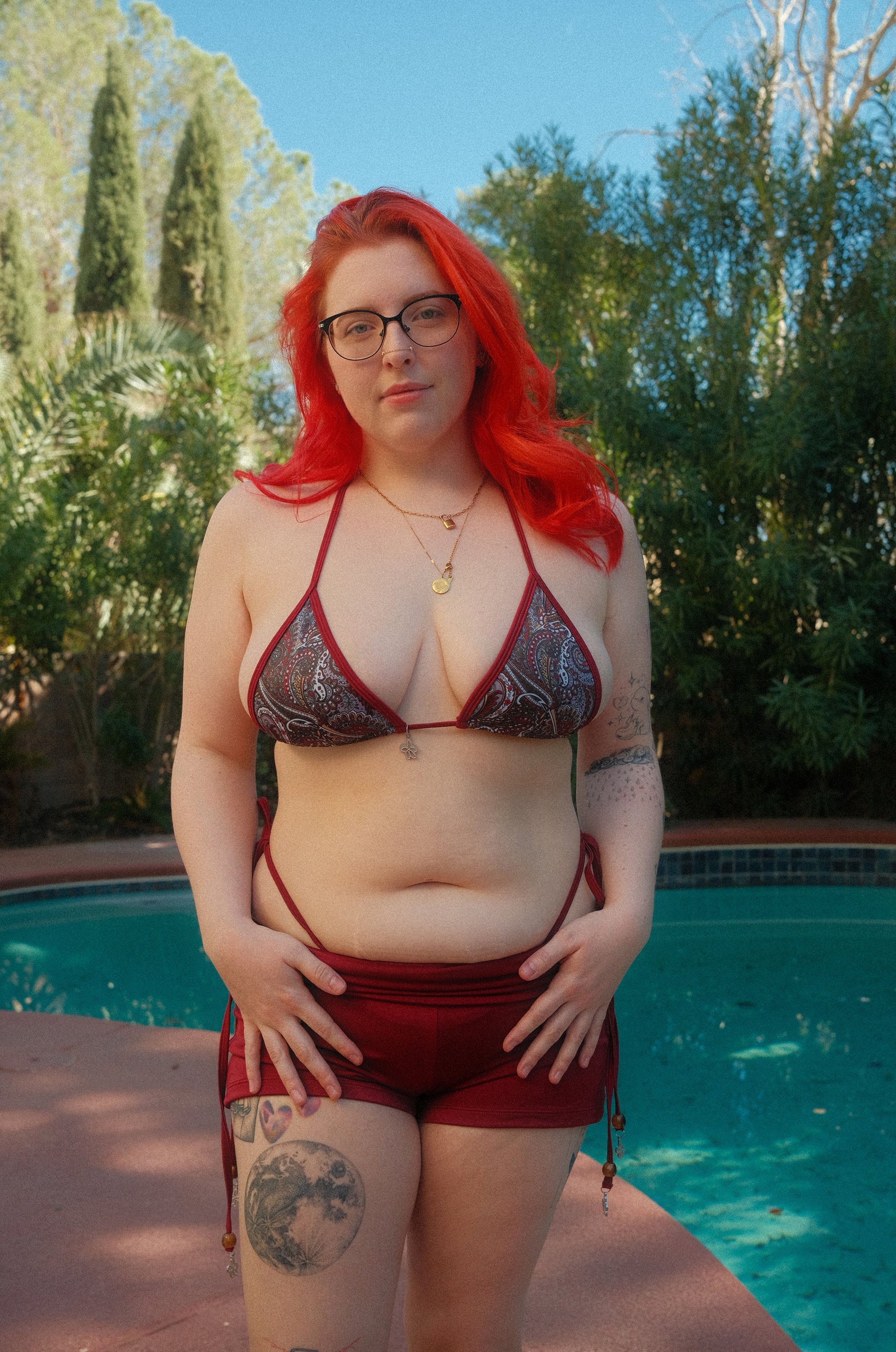 V Bikini Top in Dolores